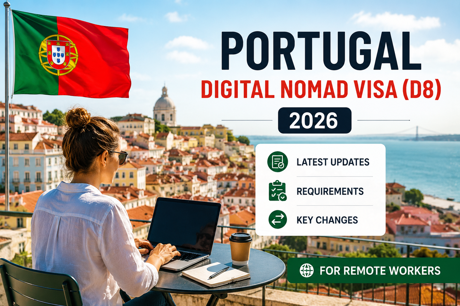 Portugal Digital Nomad Visa (D8) 2026: Latest Updates, Requirements & Key Changes for Remote Workers